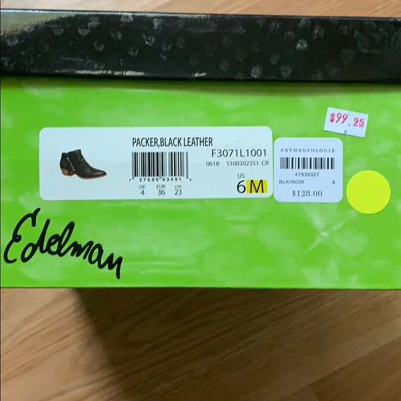 Sam Edelman Packer Black Leather Bootie - Picture 3 of 7